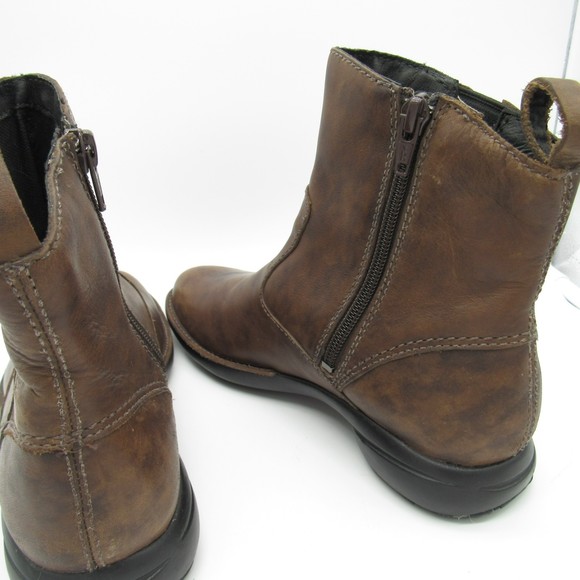Merrell Womens Sz 6.5 Tetra Catch J45008 Brown Leather Waterproof Chelsea Boots - Picture 8 of 9